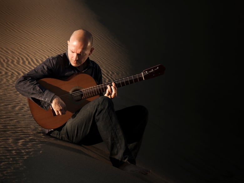 Nouveau flamenco guitarist Ottmar Liebert.